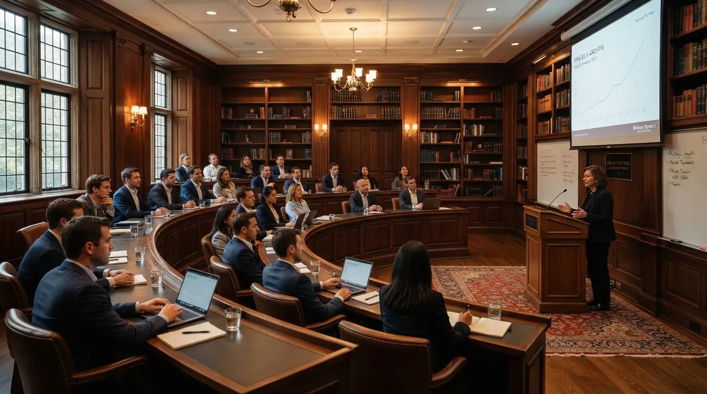 Aspiring founders taking part in a learning session at Perlman's Startup Academy